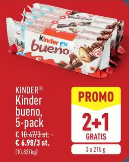 ALDI Kinder bueno aanbieding