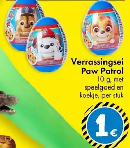 TEDi Verrassingsei Paw Patrol aanbieding