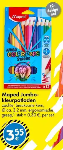 TEDi Maped Jumbo Kleurpotloden aanbieding