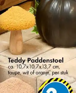TEDi Teddy Paddenstoel aanbieding