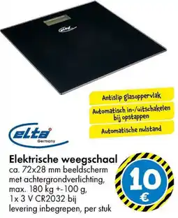 TEDi eLta Elektrische weegschaal aanbieding