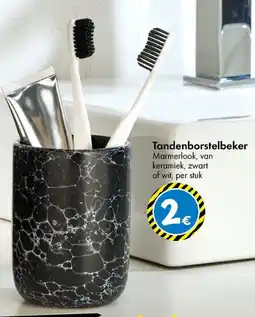TEDi Tandenborstelbeker aanbieding