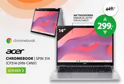 Expert Acer chromebook | spin 314 (CP314-2HN-C4NV) aanbieding