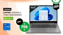 Expert Lenovo laptop | ideapad 3 17IAU7 (82RL00DXMH) aanbieding