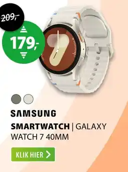 Expert Samsung smartwatch | galaxy watch 7 40mm aanbieding