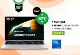 Expert Samsung laptop | galaxy book 4 NP750XGK-KS3NL aanbieding