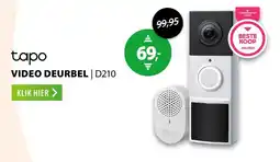 Expert Tapo video deurbel | D210 aanbieding