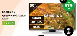 Expert Samsung QLED 4K TV | 50Q80D aanbieding