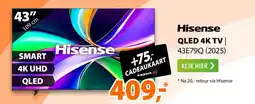 Expert Hisense QLED 4K TV 43E79Q (2025) aanbieding