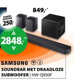 Expert SAMSUNG SOUNDBAR MET DRAADLOZE SUBWOOFER aanbieding