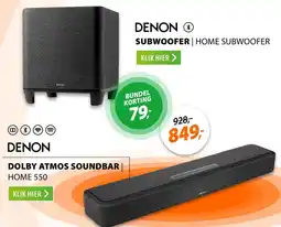 Expert DENON DOLBY ATMOS SOUNDBAR / DENON SUBWOOFER aanbieding