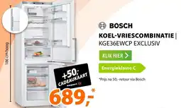 Expert BOSCH KOEL-VRIESCOMBINATIE aanbieding