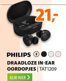 Expert Philips Draadloze in-ear Oordopjes aanbieding