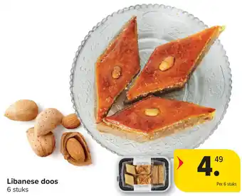 Carrefour Libanese doos aanbieding