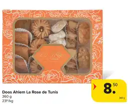 Carrefour Doos Ahlem La Rose de Tunis aanbieding