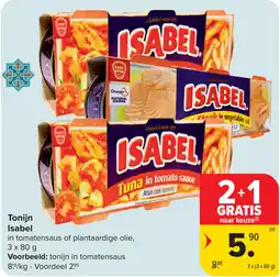 Carrefour Tonijn Isabel aanbieding