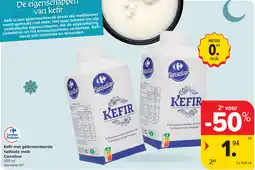 Carrefour Kefir met gefermenteerde halfvolle melk Carrefour aanbieding