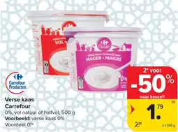 Carrefour Verse kaas Carrefour aanbieding