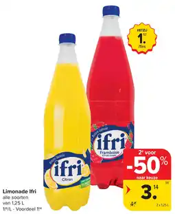 Carrefour Limonade Ifri aanbieding