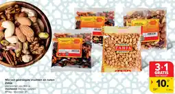 Carrefour Mix van gedroogde vruchten en noten Zahia aanbieding