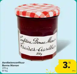 Carrefour Aardbeienconfituur Bonne Maman aanbieding