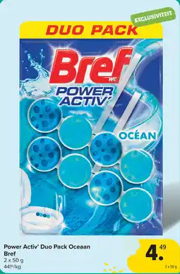 Carrefour Power Activ' Duo Pack Oceaan Bref aanbieding