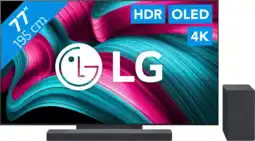 Coolblue LG 77 OLED EVO C54 4K (2025) + LG DSC9S aanbieding