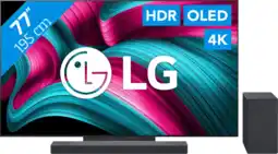 Coolblue LG 77 OLED EVO C54 4K (2025) + LG DSC9S aanbieding