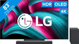 Coolblue LG 83 OLED EVO C54 4K (2025) + LG DSC9S aanbieding