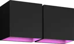 Coolblue Philips Hue Resonate Downward White and Color - zwart 2-pack aanbieding