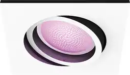 Coolblue Philips Hue Centura Spot Encastré White and Color - Carré - Blanc aanbieding