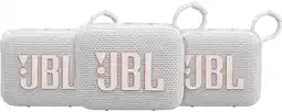 Coolblue JBL Go 4 Blanc Lot de 3 aanbieding
