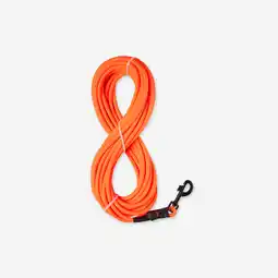 Decathlon Hondenlijn 900 fluo-oranje 15 m aanbieding