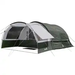 Decathlon Tunneltent Indal 5 - Camping - 5 pers - Verdeelbaar interieur - Ingenaaide vloer aanbieding