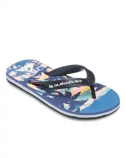Decathlon Teenslippers MOLOKAI ART 25 YOUTH Blau Jongens aanbieding