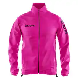 Decathlon Givova Wind Sports Jacket Fuchsia L - Lichtgewicht en Ademend aanbieding