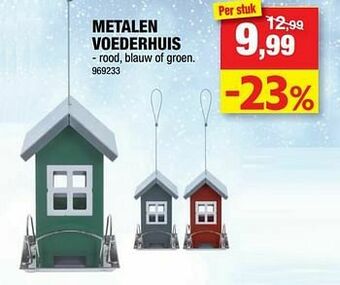 Hubo Metalen voederhuis aanbieding