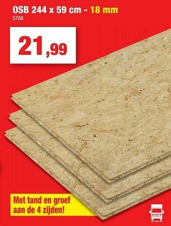 Hubo Osb aanbieding