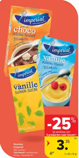 Carrefour Gamma Imperial aanbieding