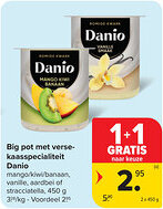Carrefour Big pot met versekaasspecialiteit Danio aanbieding