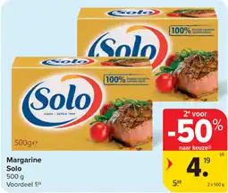 Carrefour Margarine Solo aanbieding