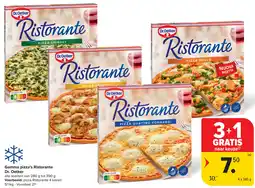 Carrefour Gamma pizza's Ristorante Dr. Oetker aanbieding