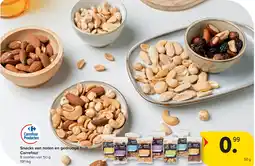 Carrefour Snacks van noten en gedroogd fruit Carrefour aanbieding