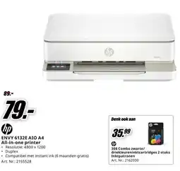 MediaMarkt hp ENVY 6132E AIO A4 All-in-one printer aanbieding