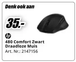 MediaMarkt hp 480 Comfort Zwart Draadloze Muis aanbieding