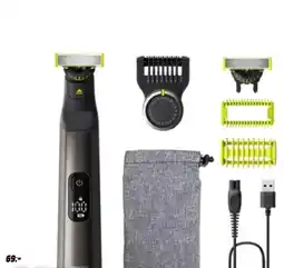 MediaMarkt PHILIPS OneBlade Pro 360 QP6552/15 Face & Body Trim, scheer en style haar van elke lengte aanbieding