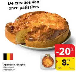 Carrefour Appelcake Jonagold aanbieding