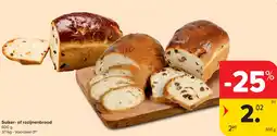 Carrefour Suiker- of rozijnenbrood aanbieding