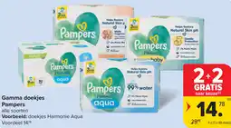 Carrefour Pampers Gamma doekjes aanbieding