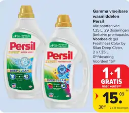 Carrefour Persil Gamma vloeibare wasmiddelen aanbieding